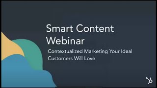 Appleton HubSpot User Group: Smart Content and Personalization 9 21 2021