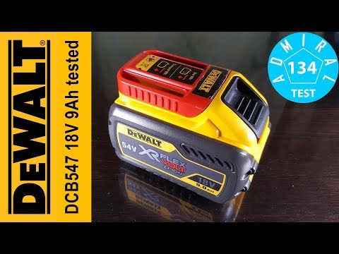 Аккумулятор DeWALT XR FLEXVOLT DCB547, 54V, 9Ah, литий-ионный Аккумулятор DeWALT XR FLEXVOLT DCB547, 54V, 9Ah, литий-ионный