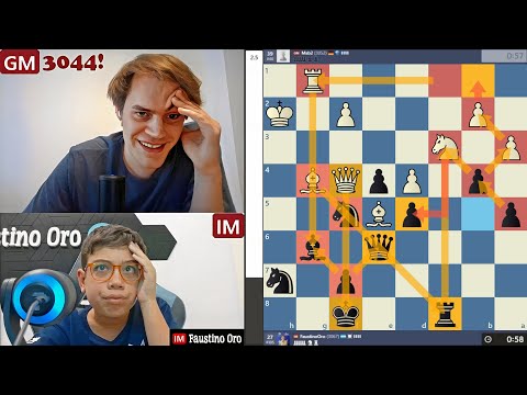 CRAZY BOY!!! GM Matthias Bluebaum vs IM Faustino Oro