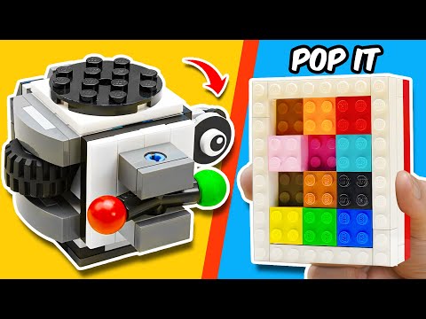 40 Minutes Satisfying LEGO Fidget Toys | FUNZ Bricks