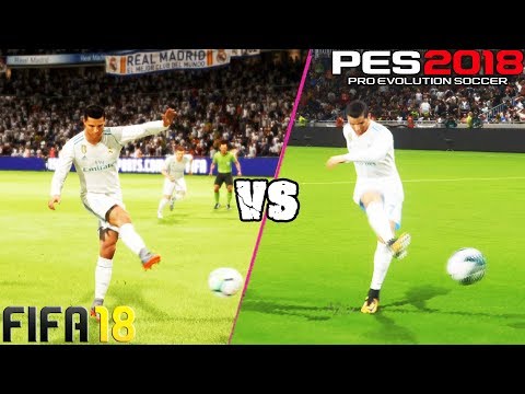 FIFA 18 vs. PES 18: Long Shots, Finesse Shots, Lobs