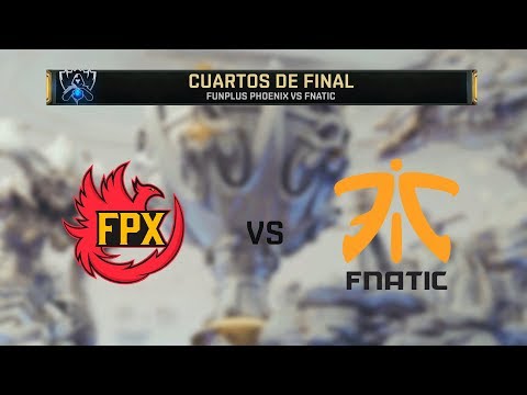 FUNPLUS PHOENIX VS FNATIC  | WORLDS 2019 | CUARTOS DE FINAL - MAPA 3  | League of Legends