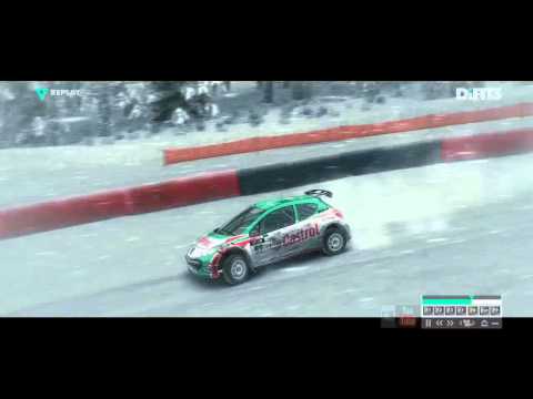 DiRT 3 Gameplay | Awesome snow covered tracks and ambiance | ASUS N61JQ - B1