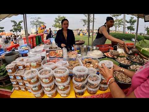 FANTASTIC! Cambodian Street Food Tour! Phnom Penh City - Cambodia Food Market Collection 2026