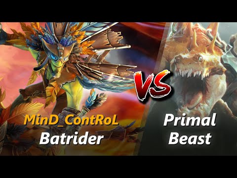 MinD_ContRoL mid Batrider vs Primal Beast | First 10 minutes
