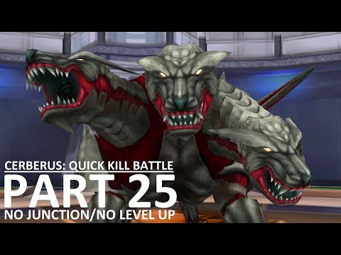 Cerberus Boss Fight - No Level/No Junction (NLNJ) - Final Fantasy 8 Remaster Walkthrough