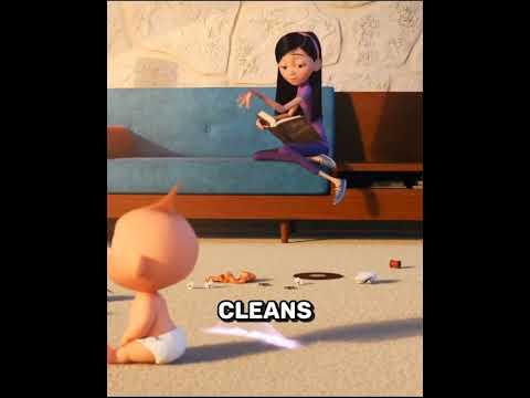 How The Incredibles (Parr Family) Do Their Chores In “The Incredibles” #shorts #viral