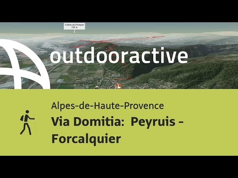 Pilgerweg in den Alpes-de-Haute-Provence: Via Domitia:  Peyruis - Forcalquier