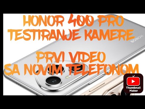 Testiranje kamere na Honor 400 Pro! Prvi video sa novim telefonom!