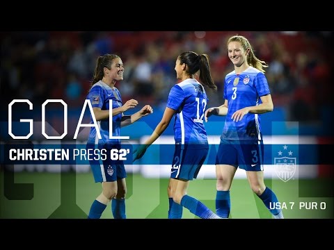 WNT vs. Puerto Rico: Christen Press Goal - Feb. 15, 2016