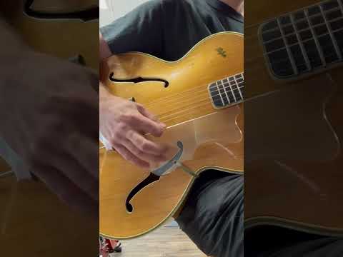 Höfner Committee Acoustic Archtop Guitar 1959 - Blonde Birdseye Maple image 23
