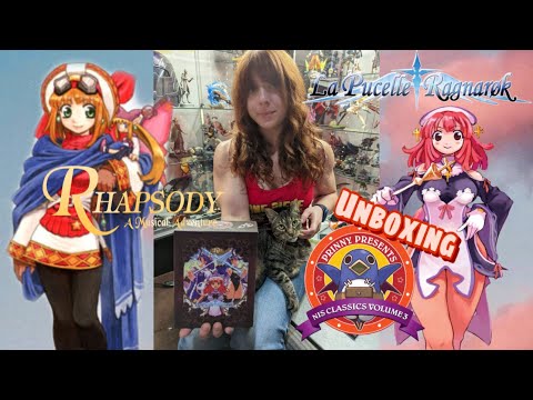 Unboxing Prinny Presents NIS Classics Vol 3 La Pucelle Ragnarok & Rhapsody w/ Cats and Muscle!