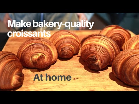 Make bakery-quality croissants at home using plain flour