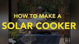preview picture of video 'How to Make a Solar Cooker'