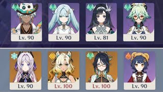 【原神】Ver.Luna VI b 螺旋12層 星4風キャラ＆枕ボフボフ型シトラリで星9攻略【Genshin Impact】