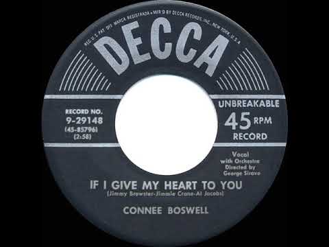 1954 HITS ARCHIVE: If I Give My Heart To You - Connee Boswell