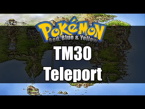 Pokemon Red/Blue/Yellow - Where to get TM30 Teleport