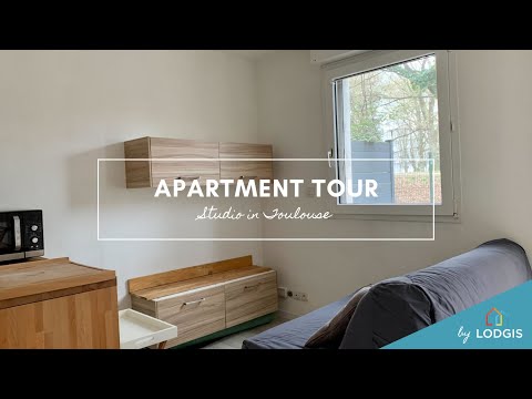 Apartment Tour // Furnished Studio 25m2 in Toulouse– Ref : 1T322587