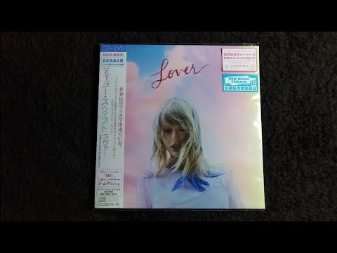 Unboxing Taylor Swift - Lover Japan Special Edition CD + DVD