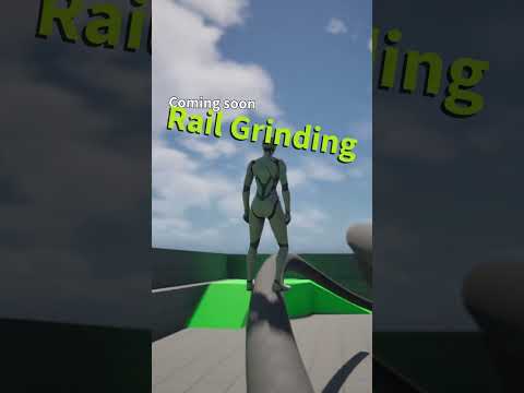 Learn how to rail grinding with transfers coming soon #gamedev #unrealengine