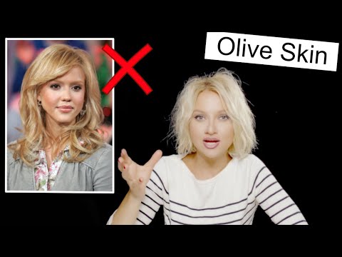 RIGHT BLOND shade for OLIVE SKIN