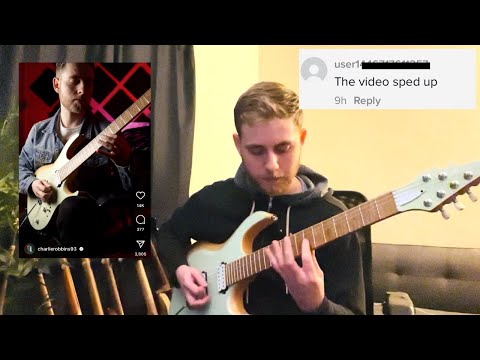 The solo everyone thinks is sped up (raw iPhone clip)