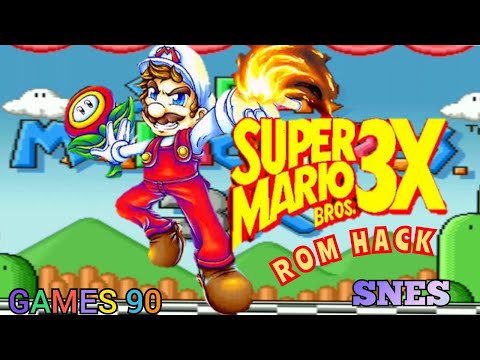 SUPER MARIO BROS 3X,ROM HACK,SNES.
