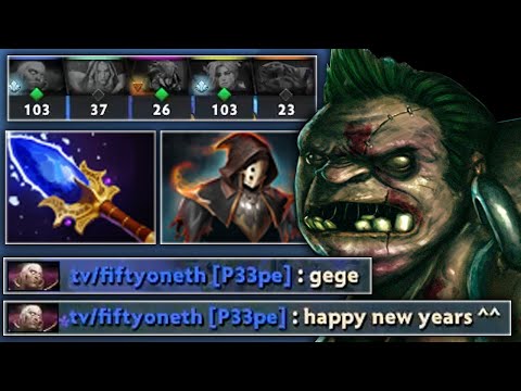 ZIPFILE NEW YEAR NO MERCY PUDGE!! NONSTOP BURN INVOKER MID - GENIUS PUDGE