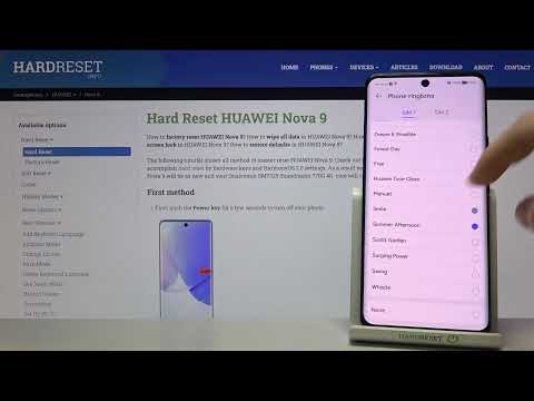 Listen to all Default Ringtones on HUAWEI NOVA 9 - Ringtone List
