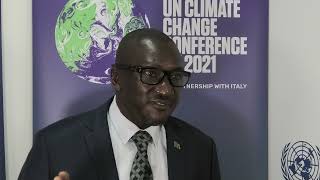 Hon. Collins Nzovu – Zambian minister of Green Economy and Environment
