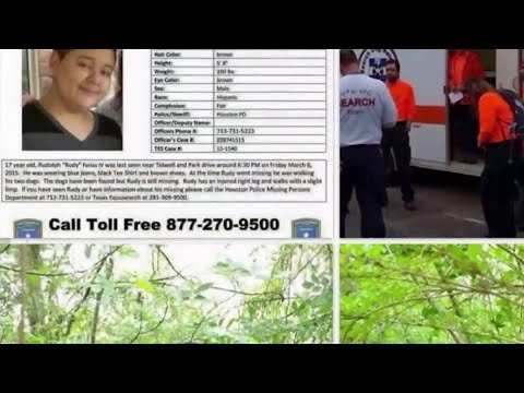Rudy Farias update: Teen who went missing 8 years ago in north Houston found 'in bad shape'
