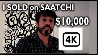 4k How I SOLD $10,000 Grand on Saatchi Art Online Gallery Sell Art by Robert Erod