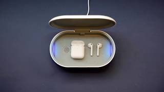 OMNIA UVC+ Ozone Sterilizer Box with Fast Wireless Charger