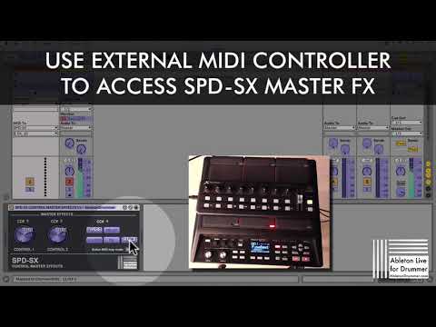 SPD SX Master Effects Max for Live device