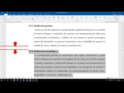 Word: Espaciado entre párrafos (espacios entre párrafos)