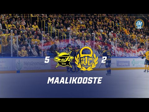 Maalikooste SaiPa–Lukko 16.4. – välierät 4. ottelu