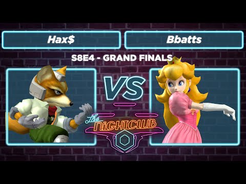 The Nightclub S8E4 - Bbatts (Peach) vs hax$ (Fox) - Grand Finals SSBM