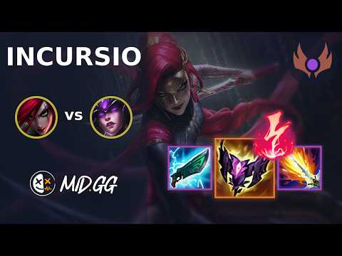 MID.GG: [ Incursio ] Katarina MID vs Syndra | OCE MASTER | LOL Season 2026