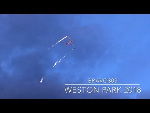 Fox Glider Pyrotechnic RC Display - Weston Park 2018 | Day Two