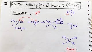 21) Reaction of Grignard Reagent with Aldehyde ketone| Chapter 12 #class12 #neet #jee #chemistry