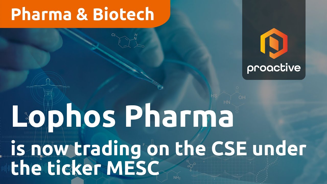 Lophos Pharmaceuticals announces company is now trading on the CSE under the ticker MESC