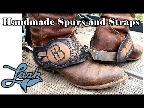 Stainless Steel Spurs and Custom Leather Spur Straps | Lark Machine Co