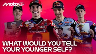 MotoGP Riders Share Advice for Their Younger Selves 🔙💡