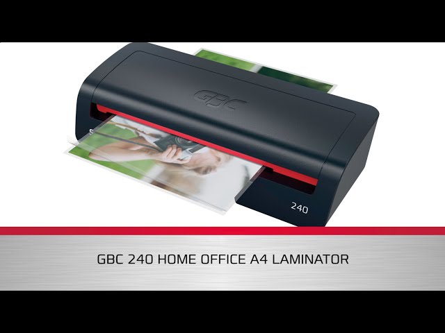 Plastificadora gbc 240 din a4 cor preto 4410068EU - vídeo 1