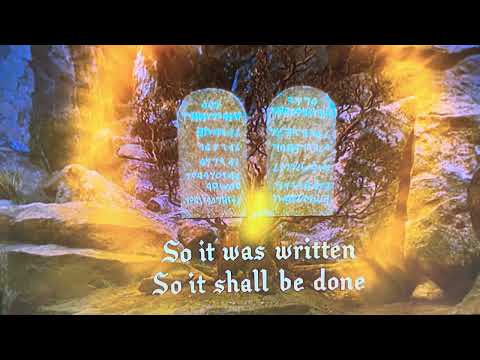 “Moses Breaks The Tablets Written By God’s Hands. -The Ten Commandments (1956)” @natachafenelon7399