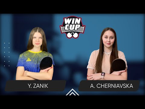 17:45 Yulianna Zanik - Alina Cherniavska West 4 WIN CUP 09.09.2024 | Table Tennis WINCUP