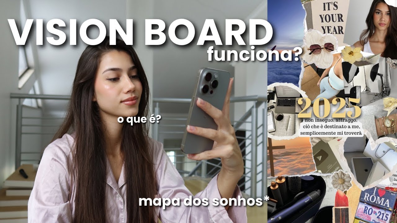 o meu vision board e mapa dos sonhos| isso realmente funciona? *como fazer*