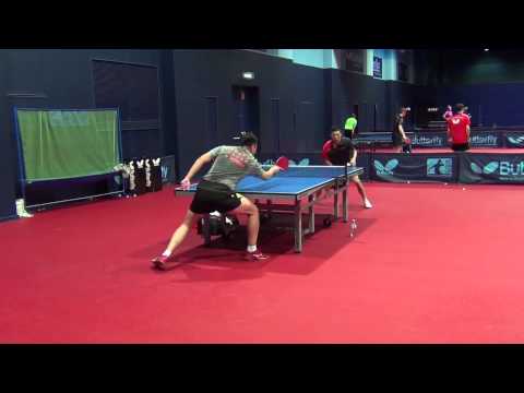 Table Tennis Attacker and Chopper - Hou Yingchao and Li Ping