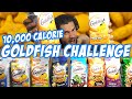 GOLDFISH CHALLENGE 10000 CALORIES Cheddar Extreme Cheddar Pizza Etc