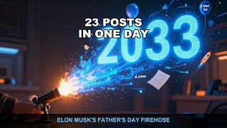 Elon Musk's 23 Posts on Father's Day (June 21) — 120M Views